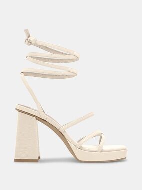 DOLCE VITA - Lace-Up Strappy High Block Heel Sandals NEVER WORN